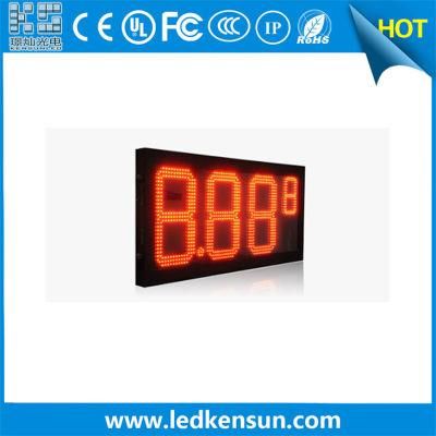 LED Gas Price Screen Display 12inch 8.88 9 for Gas Station LED Gas Price Sign