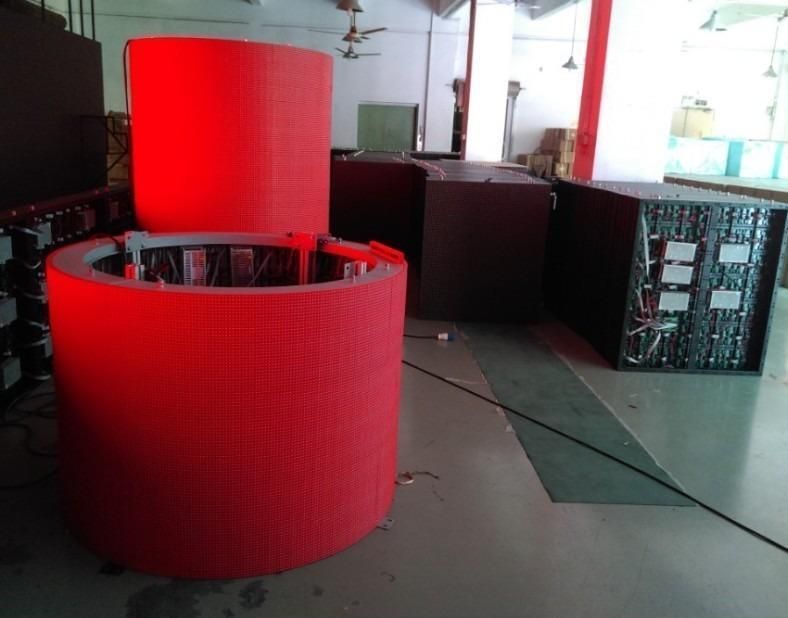 Customized P10 Outdoor SMD Full Color Round LED Display
