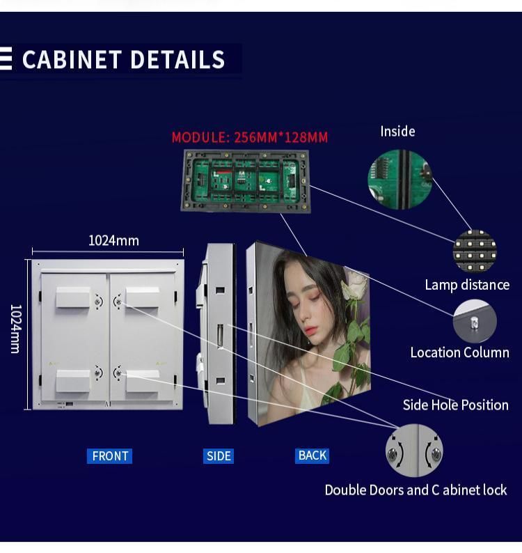 P8 Panel Advertising Billboards Video Wall Outdoor LED Display Screens