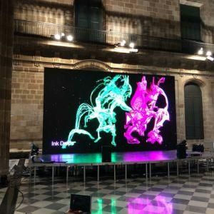 P3.91mm Indoor Rental Portable Extruded Aluminum LED Display Screen