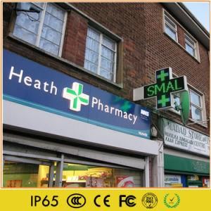 P10 Outdoor Waterproof LED Pharmacy Cross Display