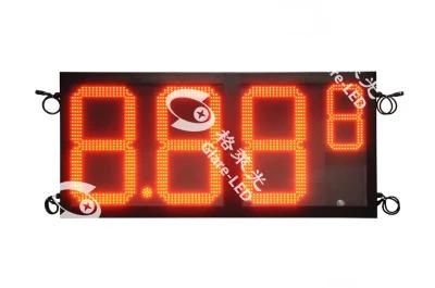 Waterproof Iron Cabinet LED Gas Price Sign Outdoor Gas Price Changer Digital Gas Price Sign