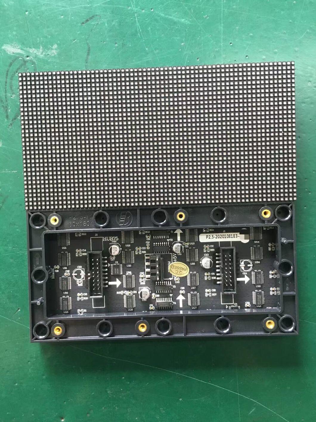 160mm*80mm P2.5 SMD Full Color LED Module 64*32