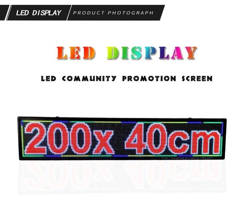 P10 Outdoor Color Advertising Text Background Digital Advertising Display Board