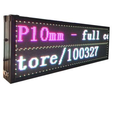 Outdoor P10 DIP Single Color Full Color LED Screen Double Side Text LED Sign 1600*640 for Church