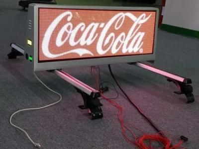 Taxi Top LED Sign P5 Double Side 960X320mm Car Roof LED Screen