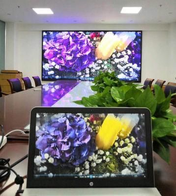 Market Display Fws Cardboard and Wooden Carton Billboard Indoor LED Screen with RoHS