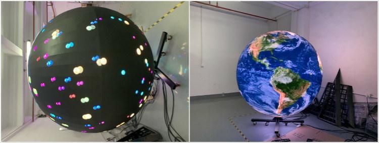 Indoo Diameter 1m 1.3m 1.6m 2m 3m R P4 Sphere LED Display Globe LED Screen