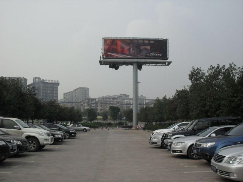 P20mm Outdoor LED Screen Double-Colun for Fixed Advertising