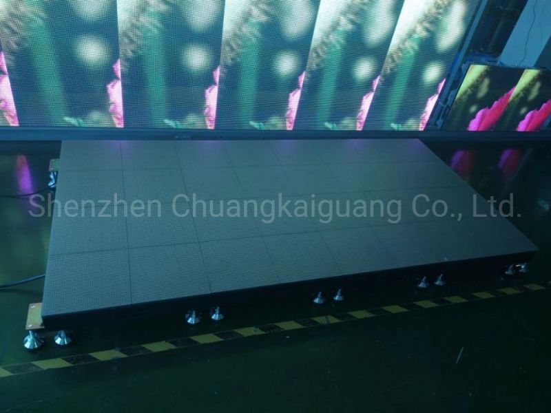 Intelligent Interactive P2.97 P3.91 P5.2 P6.25 Indoor LED Dance Floor for Stage / Advertising