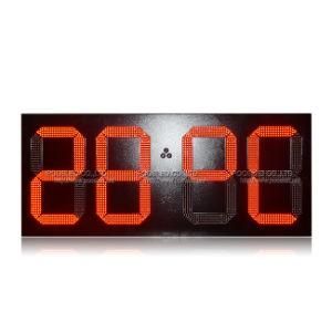 Wall-Mounted Large LED Digital Clock/Billboard LED Clock Thermometer/LED Time and Temperature Sign