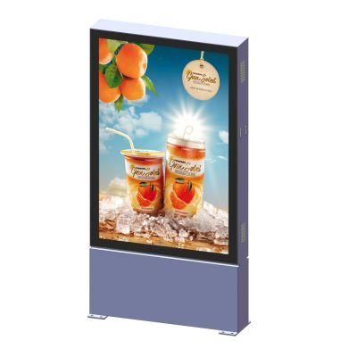 P4 Full Color LED Outdoor Advertising Mupi LED Screen Light Box