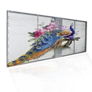 Indoor 3.91-7.81 Window Transparent LED Display for Store