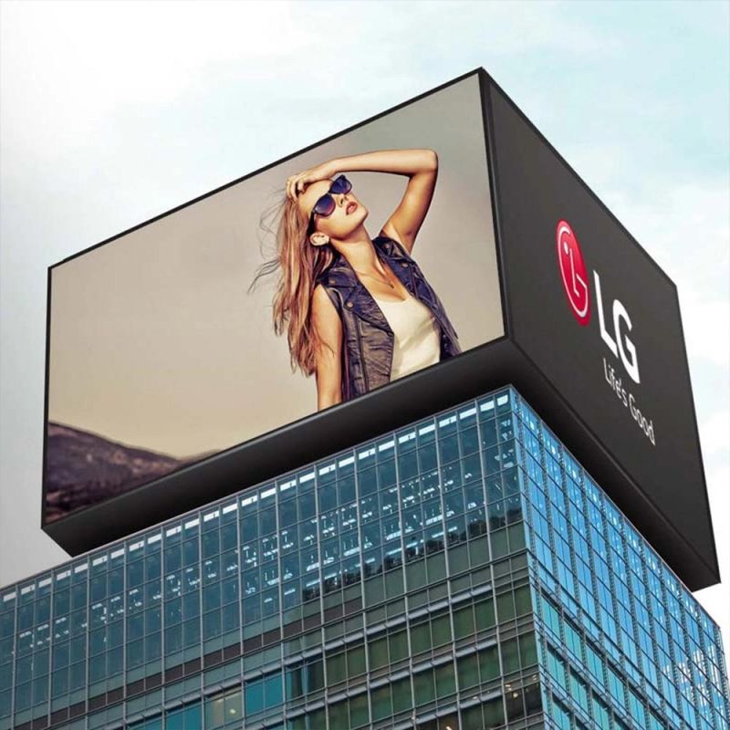 Fixed High Contrast Ratio Lightweight Cabinet Outdoor Billboard LED Display