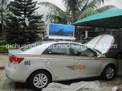P3 Waterproof HD Quality Taxi Top Full Color LED Display