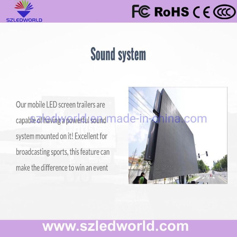P5 Outdoor Energy Saving Trailer LED Display Screen for Advertising