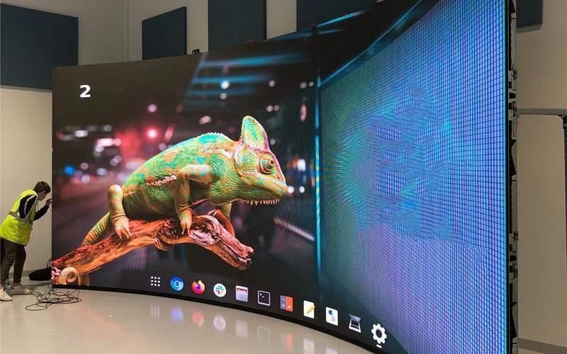 Ks Flexible Curve LED Display P3.91 Indoor 500X500 Front Service LED Screen