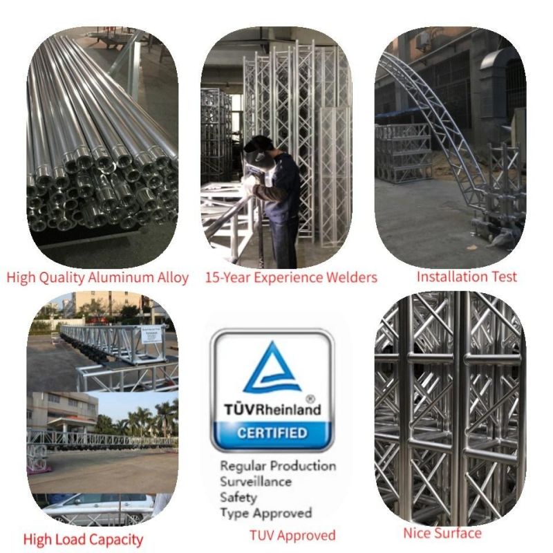 Aluminum Stage Spigot Truss System with Roof Event Show