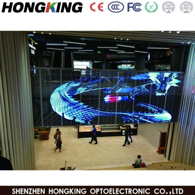 Easy Installation Glass LED Screen for Rental Business Transparent LED Display Panel