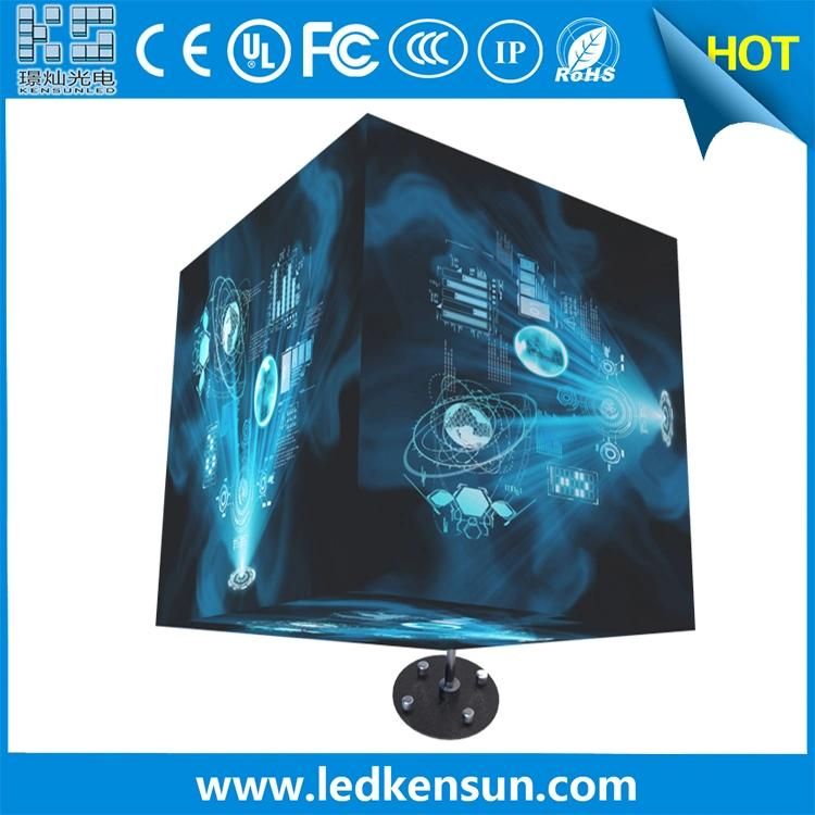 Shenzhen Ks 5side Cube LED Display Outdoor LED Screen Small Cube Display