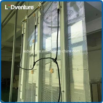 Indoor Outdoor LED Transparent Display for Brand Advertising