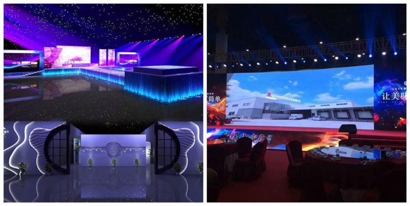 P3.91 Indoor 500X500mm / 500X1000mm Rental Stage LED Screen