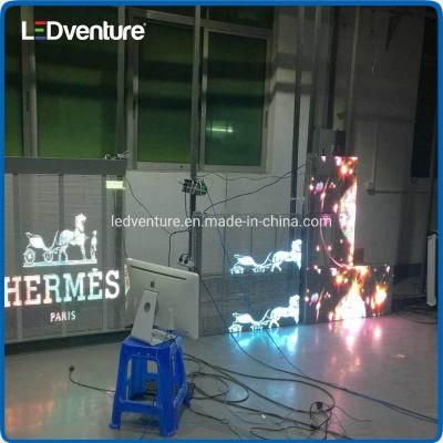 Indoor P15.62 Full Color Transparent Advertising LED Sign Board Display Screen