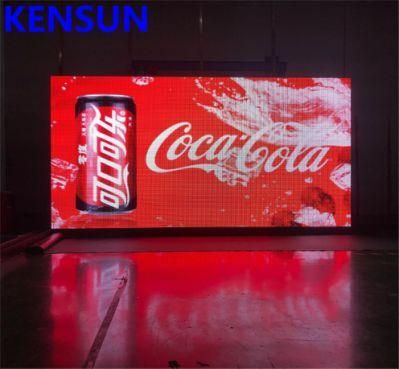 Kensun P10 High Bright Outdoor LED Signs Screen Front Access LED Module 320*320mm P10 Front Service Full Color Video LED Signs