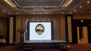 Elongated P4mm Indoor LED Display Screen for Advertising Case