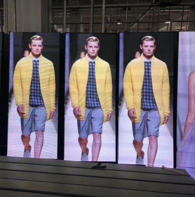 New 2020 P2.5 Full Color Super Slim Floor Standing LED Poster Screen/ LED Commercial Advertising Mirror Screen
