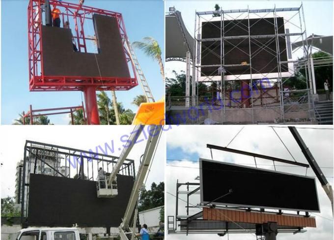 P8 Waterproof Outdoor Full Color Advertising HD LED Display Screen