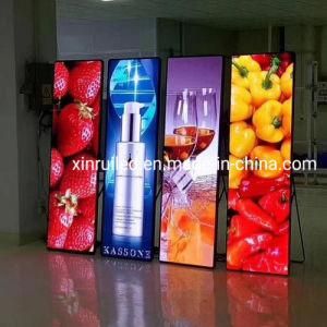 640*1920mm Stand Mirror Indoor Screen P2.5 Poster LED Display for Mall Ads