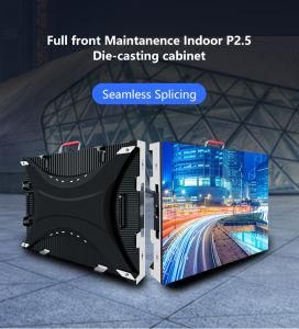 P2.5 Full Color Slim Front Service Indoor LED Display Screen