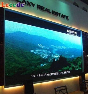Indoor HD P4 LED Video Wall Advertising Screen by Lecede
