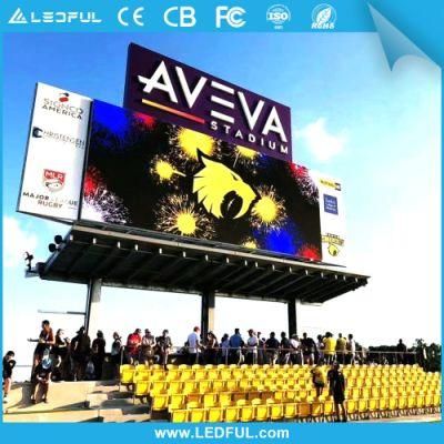 Waterproof IP65 Giant Sport SMD P10 Digital Soccer Scoreboard Panel Outdoor Video Billboard Stadium Advertising LED Display