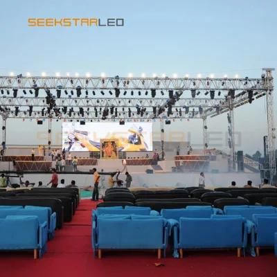 Waterproof Outdoor Stage LED Display Full Color Rental LED Screen Cabinet P3.91