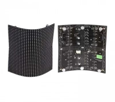 Flexible LED Screen P4 Rubber Soft LED Module 256*128mm Small Pixel Pitch 3mm Thickness Lightweight