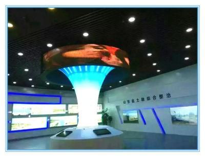 360 Degrees Can Broadcast Video P5 Indoor Special LED Screen