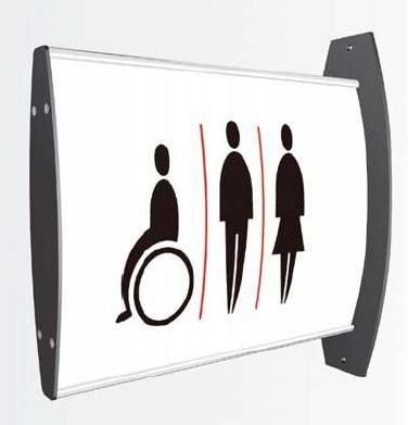 Vista Curved Aluminium Modular Sign Holder