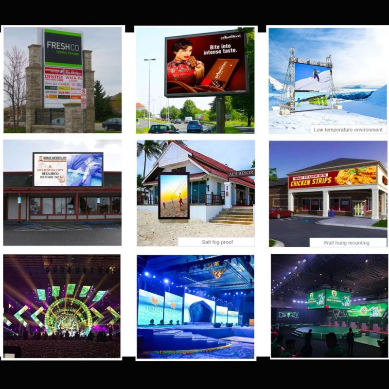 High Brightness P4 P5 P6 P8 P10 Outdoor Waterproof LED Advertising Screen Outdoor Signage LED Display Panel