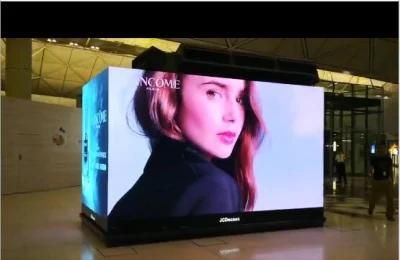 New Design Full Color HD P2.5 Indoor Advertising LED Display Cube Screen