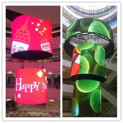 Curved Flexible LED Display for Store Shopping Mall Stage Concert LED Display Board