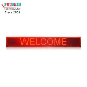 Semi Outdoor Scrolling Message LED Display
