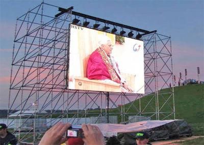 Hanging SMD Nationstar P4.81 Outdoor Rental LED Screen, LED Display Panel