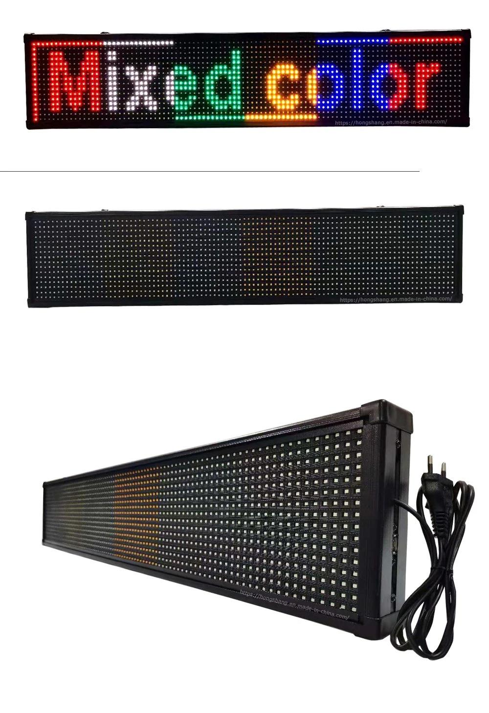 Wholesale Small Size Commercial Advertising Module Monochrome Digital Advertising Screen Finished Products