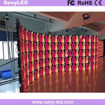 P3.9 P4.8 Curve Video Panel Indoor Outdoor Events Rental LED Display Screen