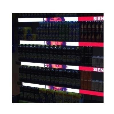 Indoor Super Market LED Advertising Strip P1.875 Shelf LED Display Screen Stripe LED Display
