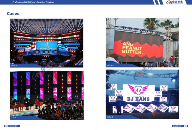 Professional Manufacturer High Brightness Advertising Stage Portable LED Display Screen LED Display