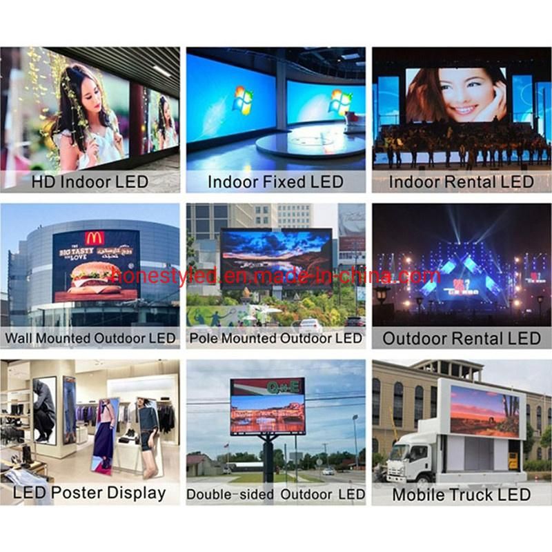 Super Slim SMD LED Display Screen Full Color Outdoor LED Billboard Waterproof LED Panels Rental LED Video Wall for Back Stage
