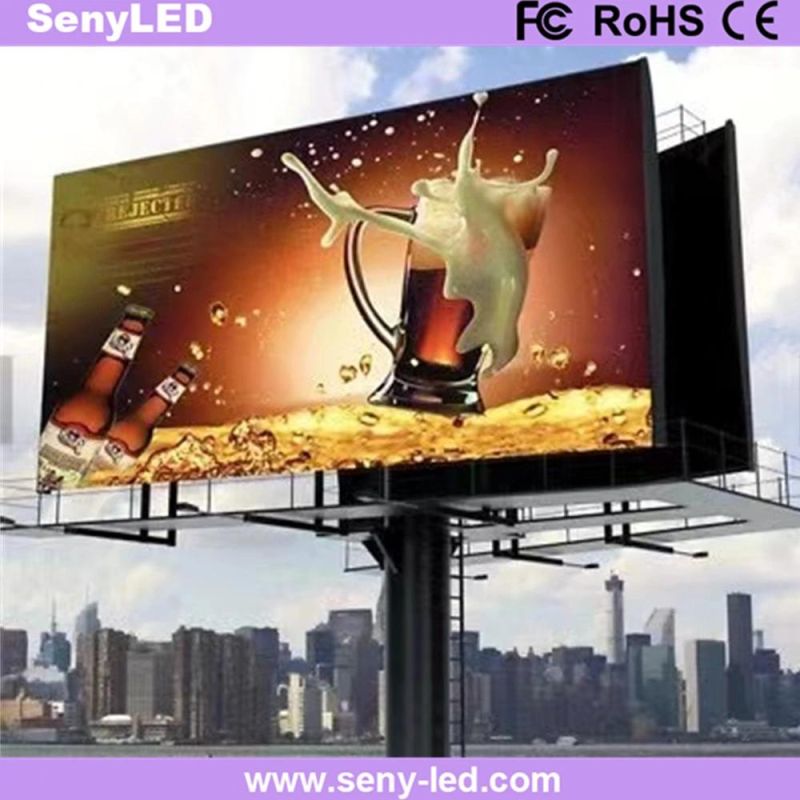 P6 Outdoor Full Color Energy Saving Video Ads Panel LED Display
